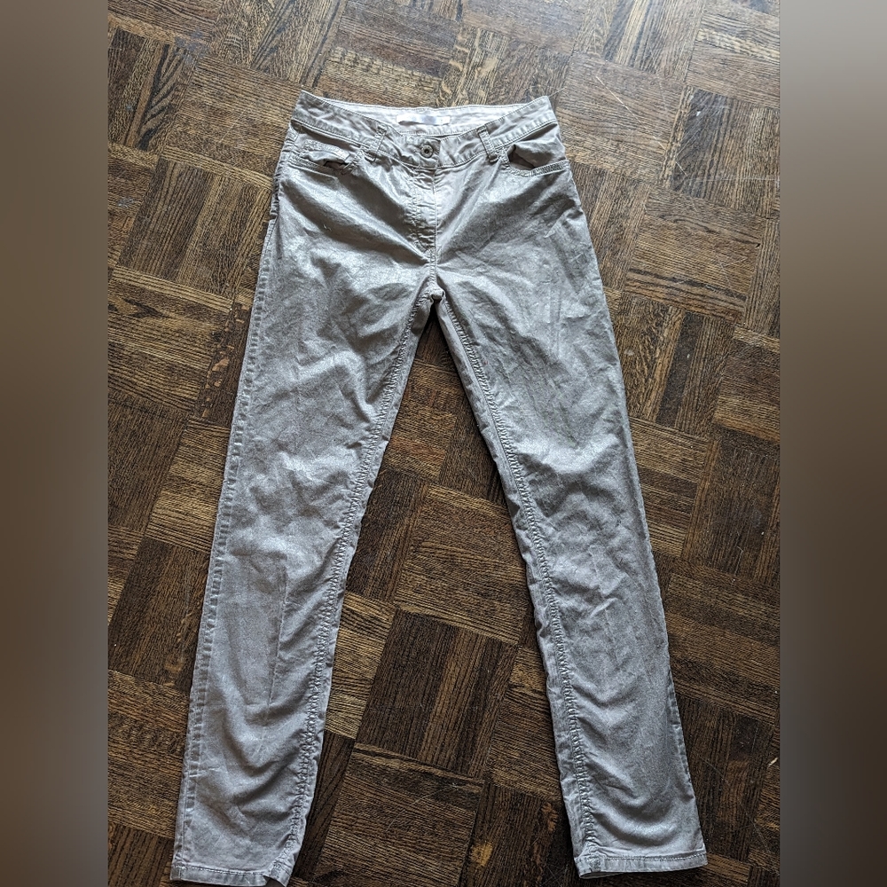 Lauren Vidal Metallic Jeans Size Small